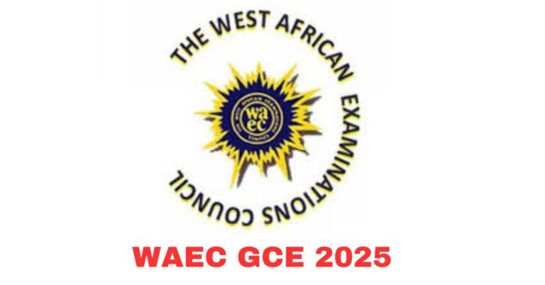 WAEC GCE 2025 Second Series