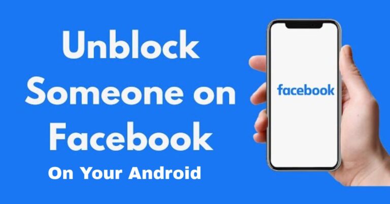 Unblock Someone on Facebook on Your Android