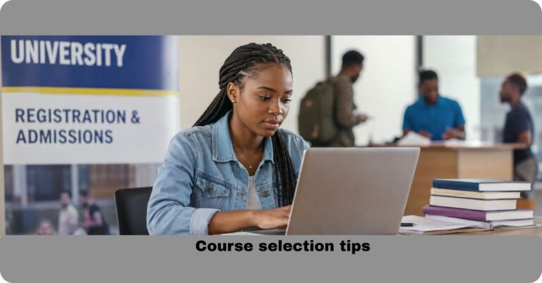 Course selection tips