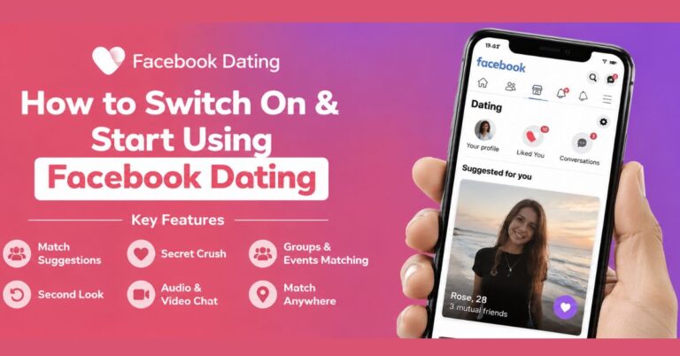 How To Switch On and Start Using Facebook Dating Features