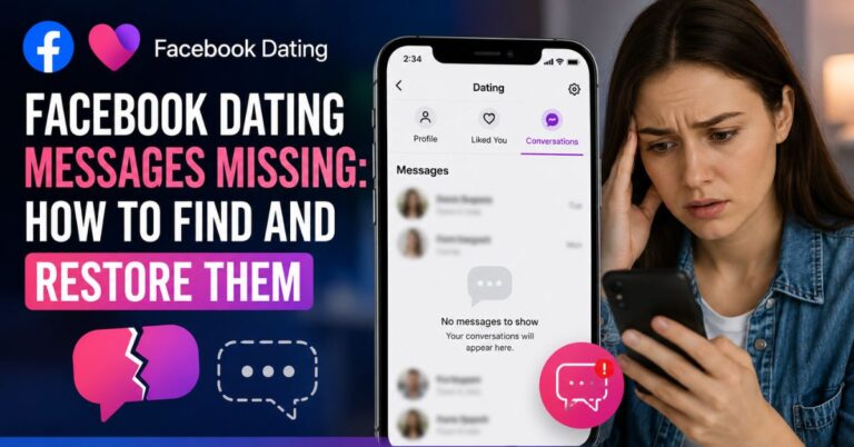 Facebook Dating Messages Missing: How To Find and Restore It