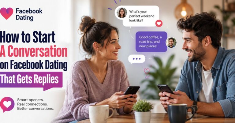 How to Start A Conversation on Facebook Dating That Gets Replies