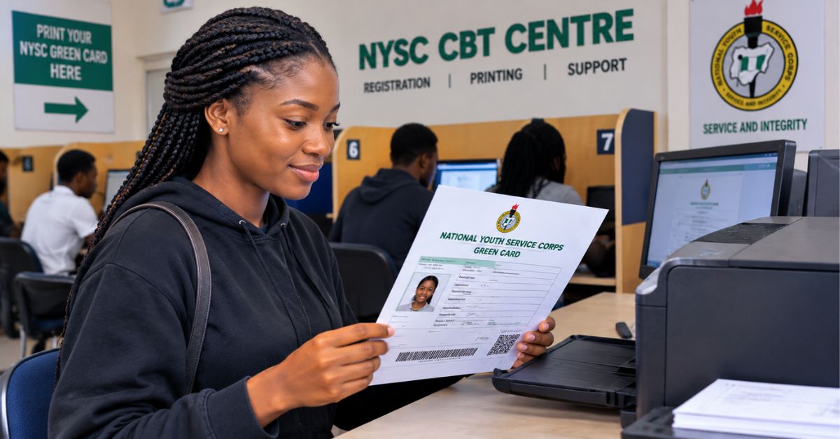 How to Print NYSC Green Card After Online Registration